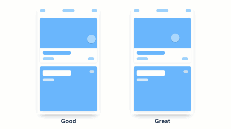 ios - How to make this animation? viz. Connect the shared element ...